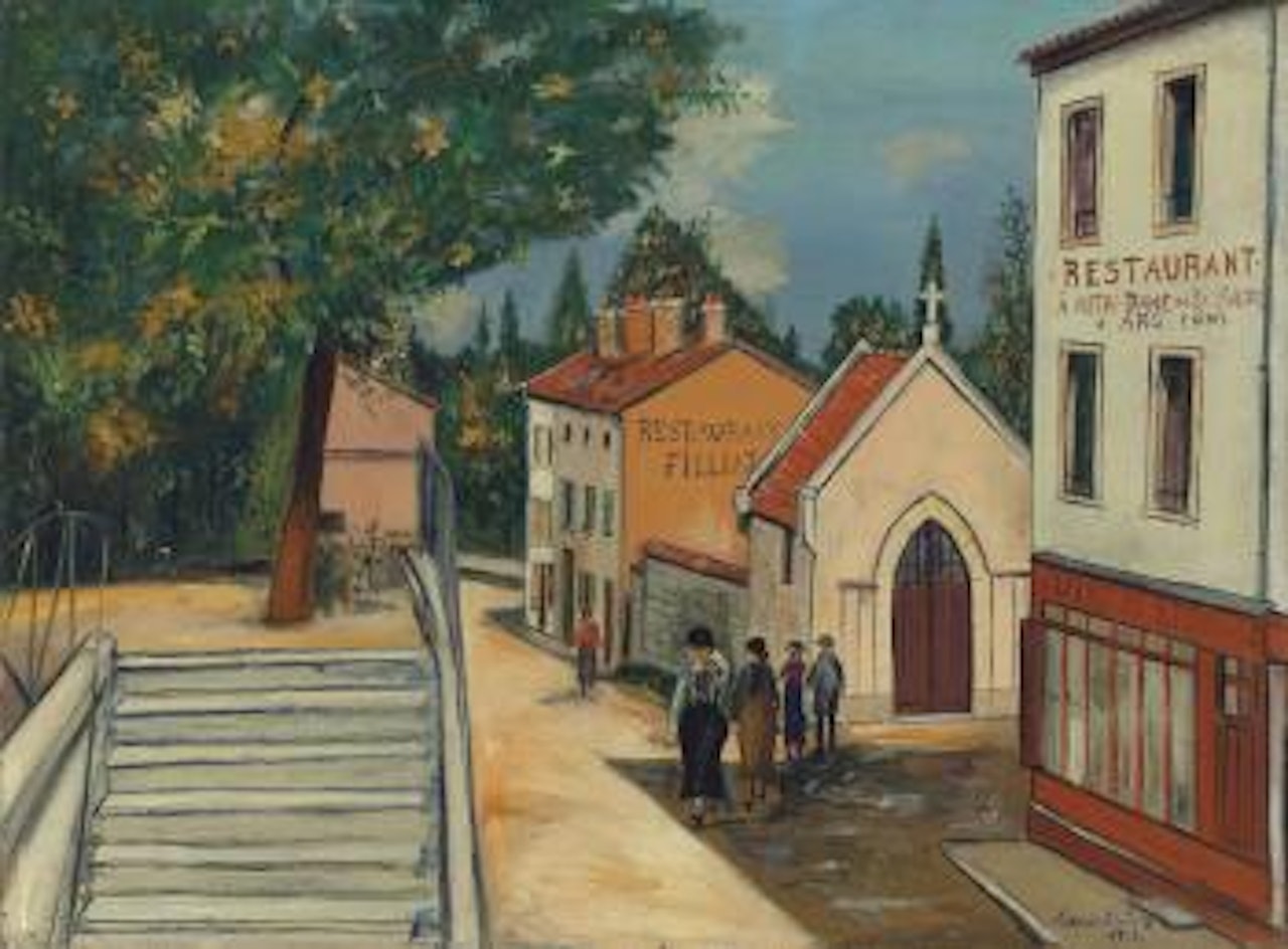 Chapelle Notre-Dame de la Salette, à Ars (Ain) by Maurice Utrillo