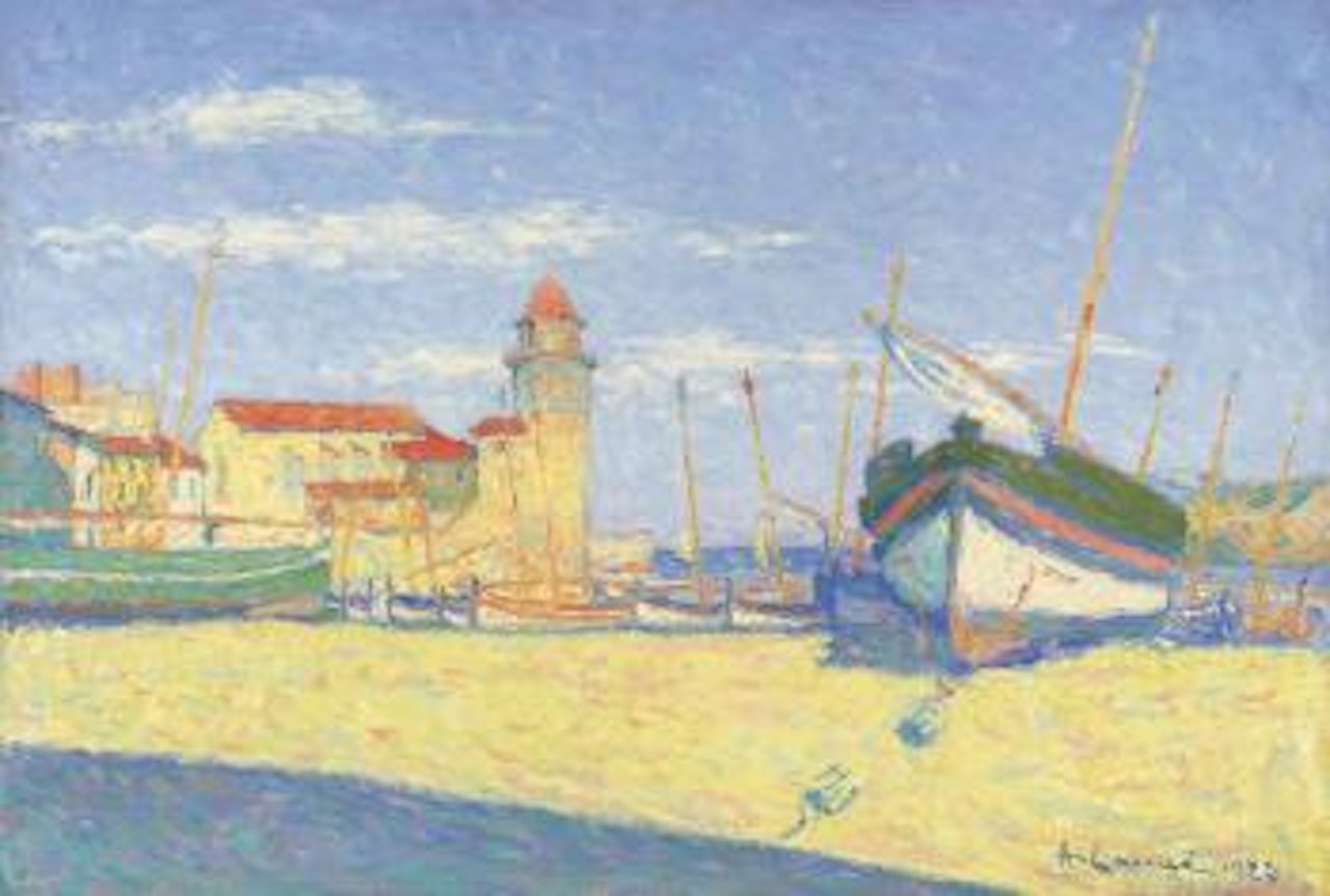 Barque De Pêche à Collioure by Achille Laugé
