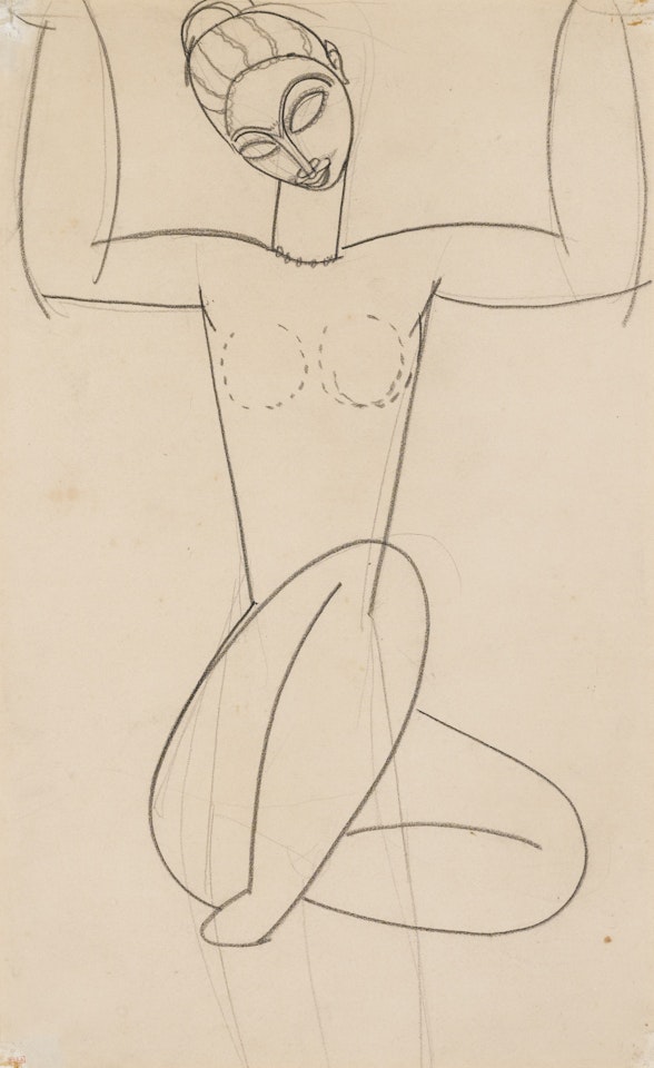 CARIATIDE by Amedeo Modigliani