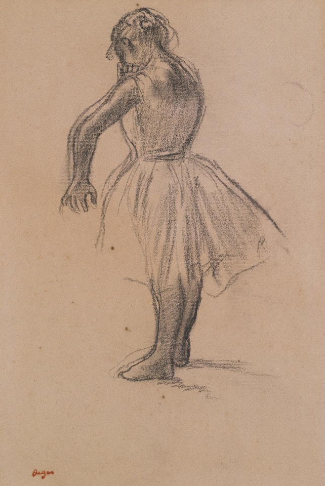 DANSEUSE DEBOUT by Edgar Degas