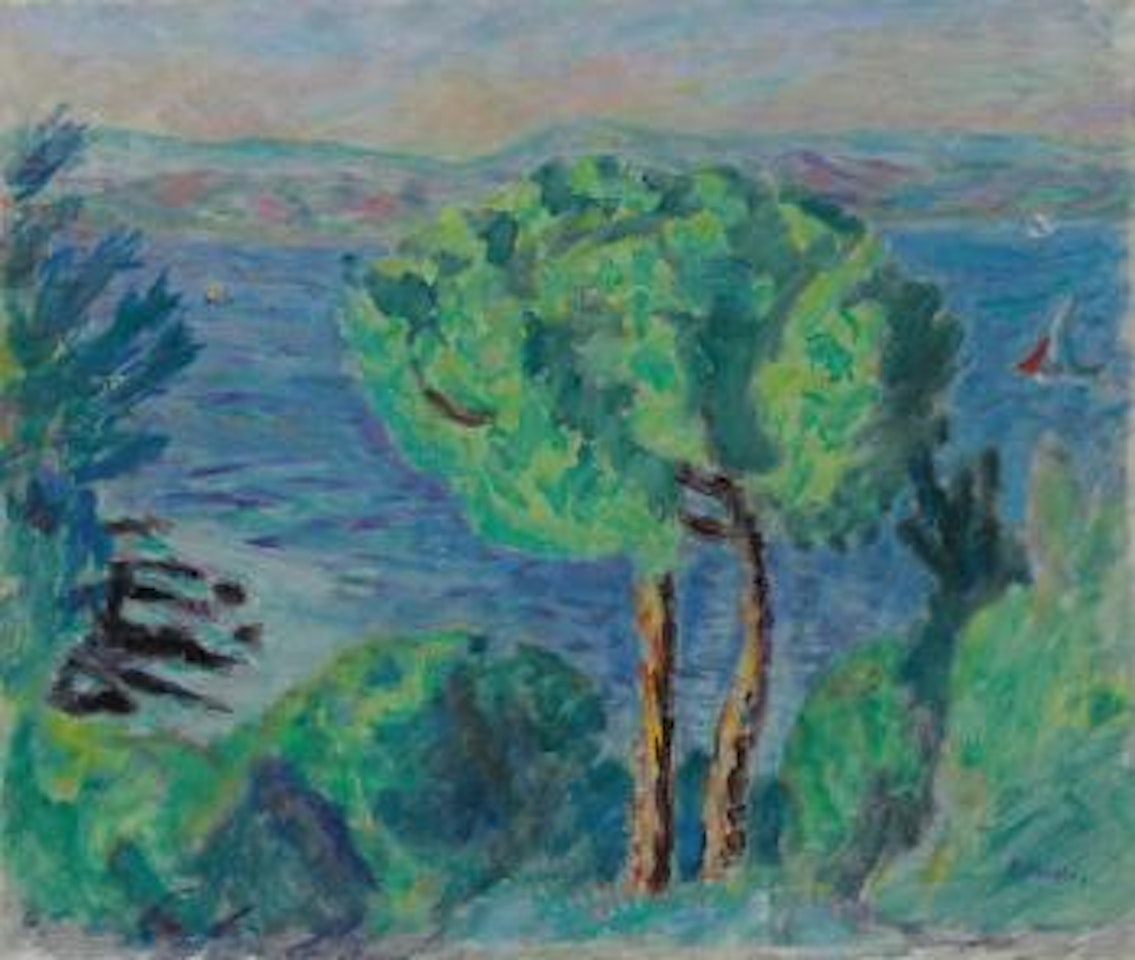 Le double pin or Les deux pins (Environs de Cannes) by Pierre Bonnard