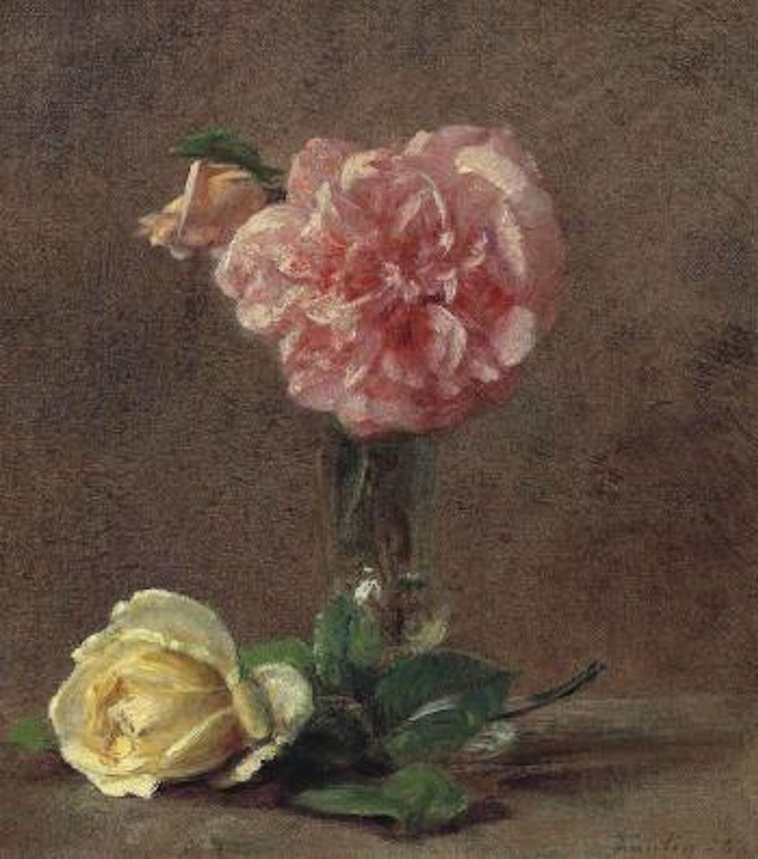 Roses by Henri Fantin-Latour