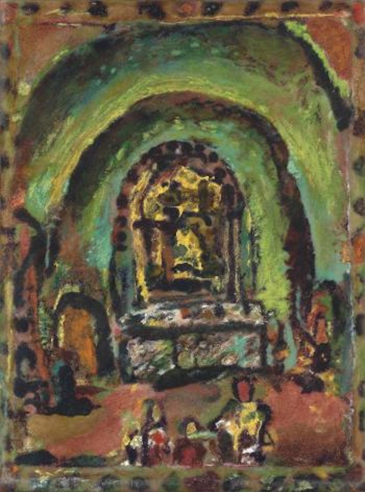 Intérieur d'Eglise (à la voûte claire) by Georges Rouault