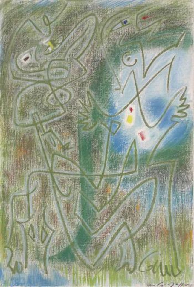 Dans la clairière by André Masson