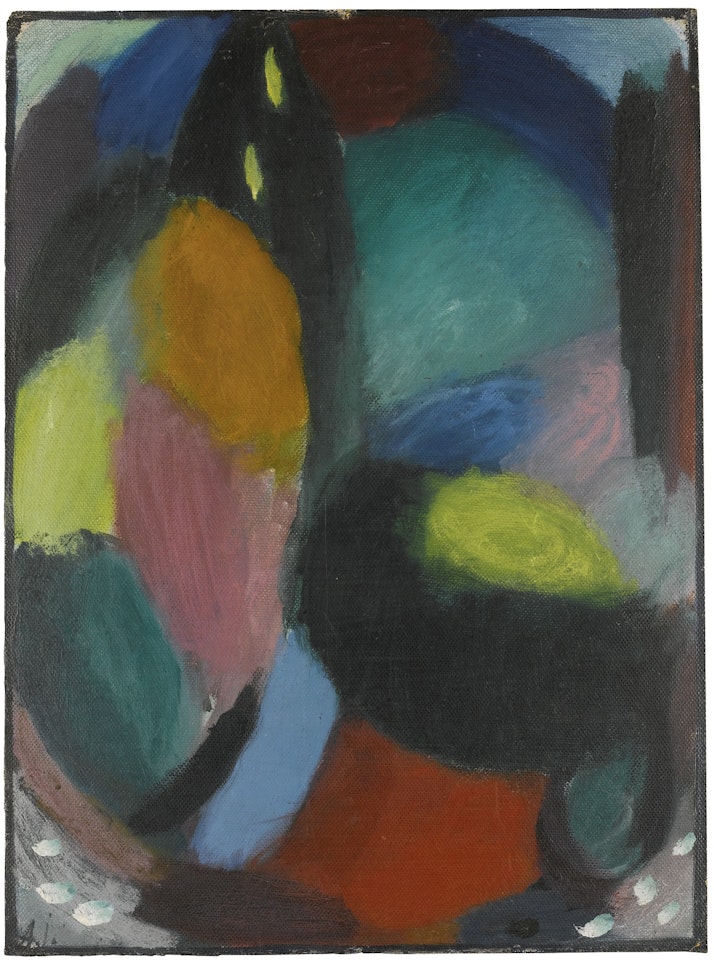 VARIATION: LANDSCHAFT MIT BERG (VARIATION: LANDSCAPE WITH MOUNTAIN) by Alexej von Jawlensky