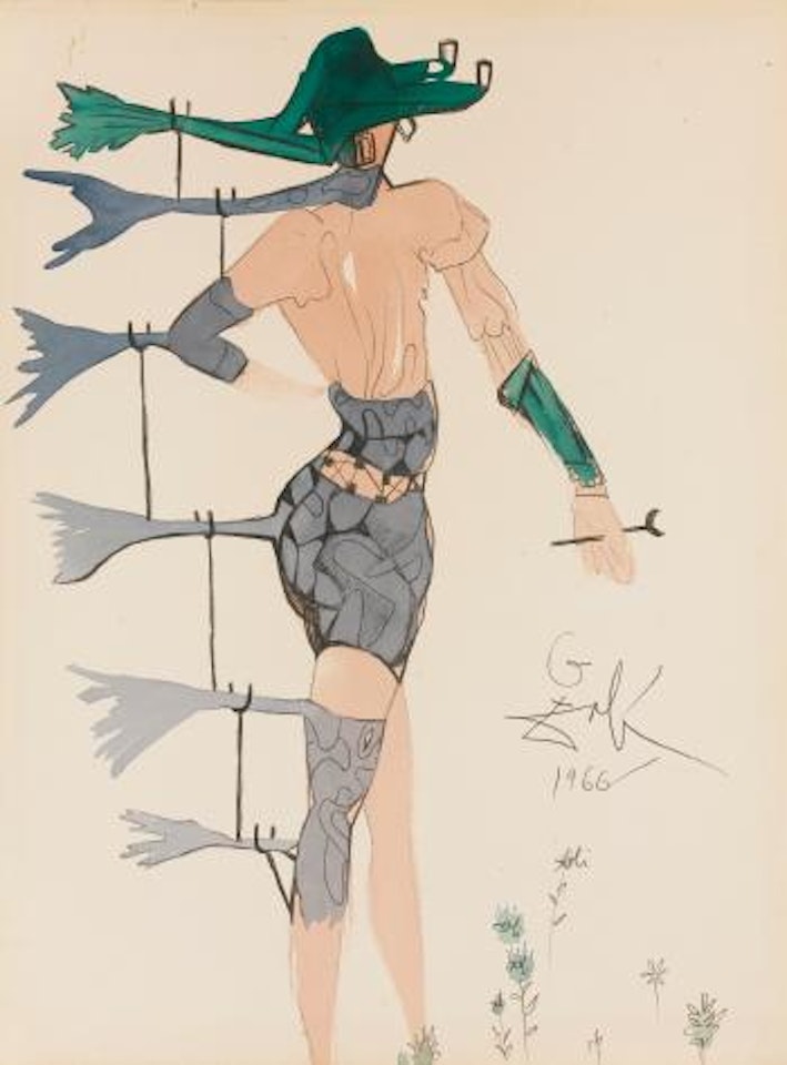 Étude Des Costumes De L’an 2000 by Salvador Dali