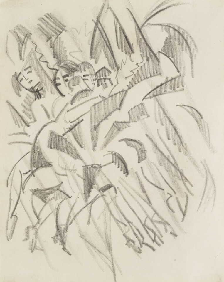 TÄNZERIN V (DANCER V) by August Macke