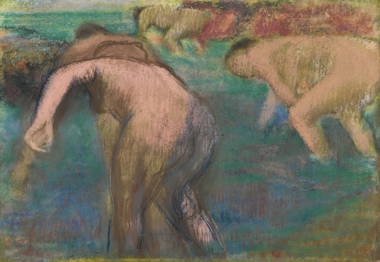 FEMMES AU BAIN by Edgar Degas