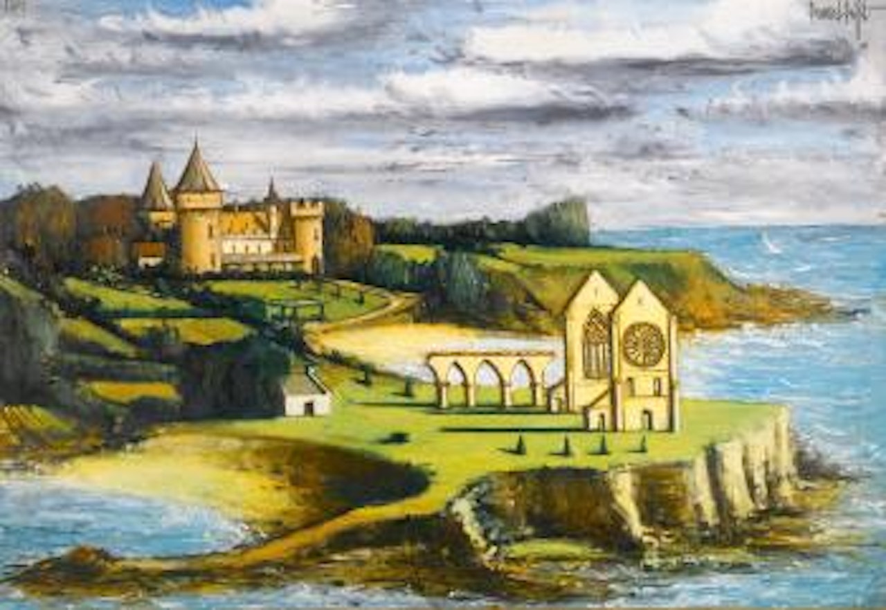 Château En Cornouailles (Angleterre) Ou Hommage À Walter Scott by Bernard Buffet