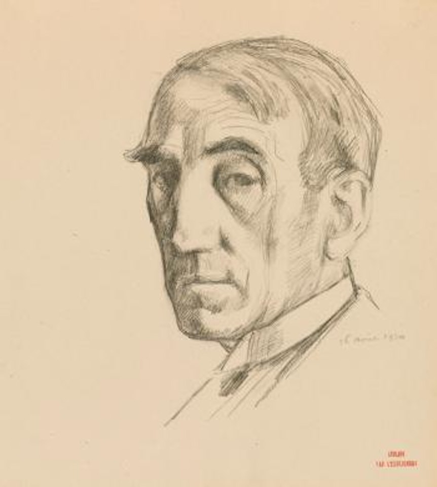 Autoportrait, La Tête Vers La Gauche by Theo van Rysselberghe