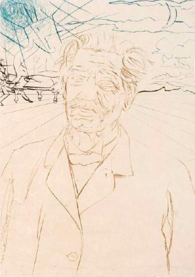 Jonas Salk (1); Albert Schweitzer (2) by Salvador Dali
