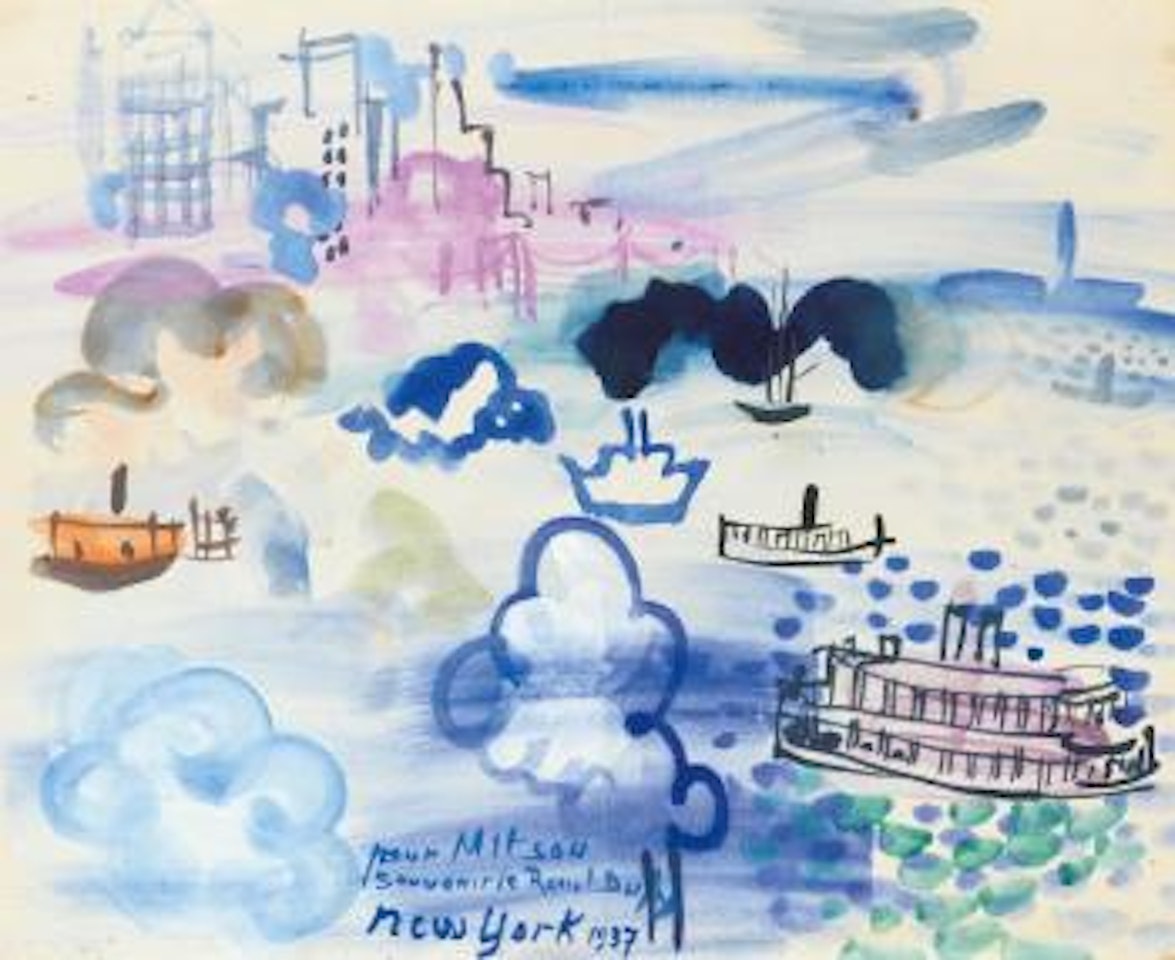 Le Port De New York by Raoul Dufy