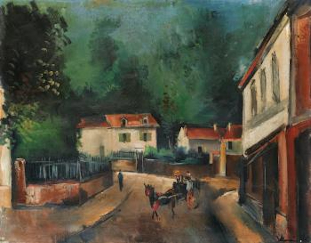 Place De Village by Maurice de Vlaminck