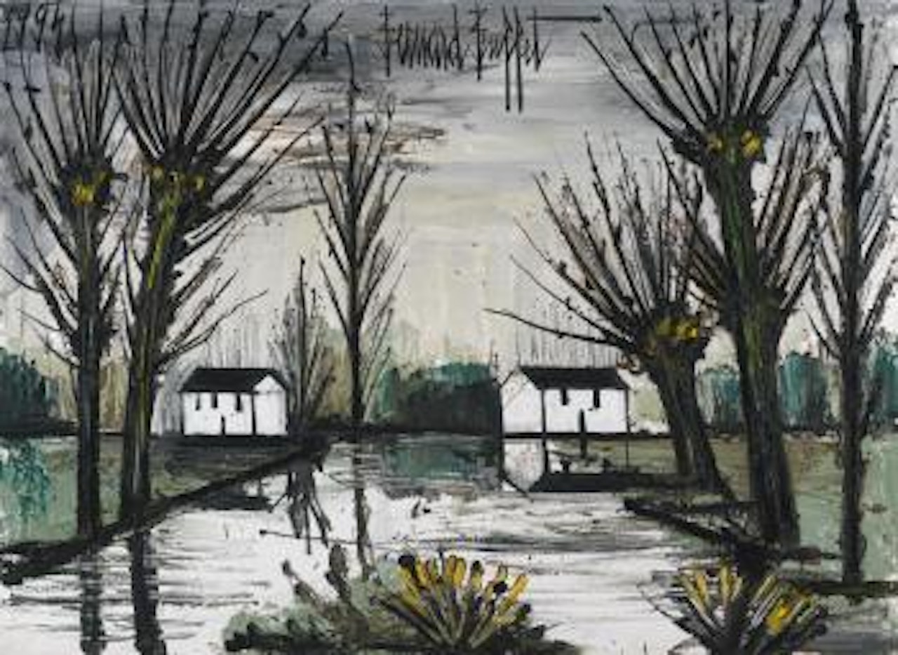 Saules Et Maisons Blanches by Bernard Buffet
