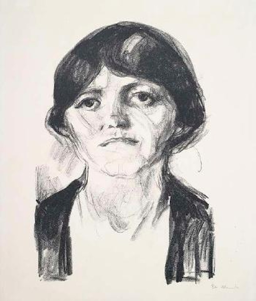 Frauenbildnis by Edvard Munch