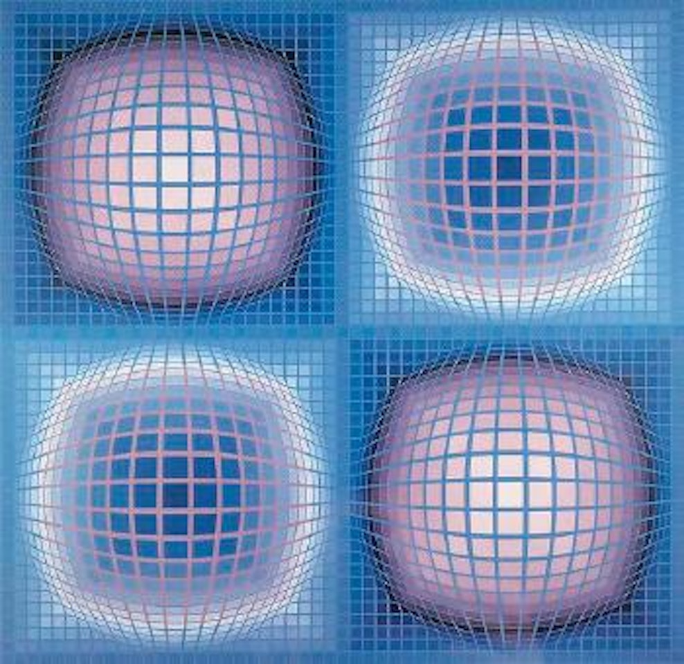 Ohne Titel by Victor Vasarely