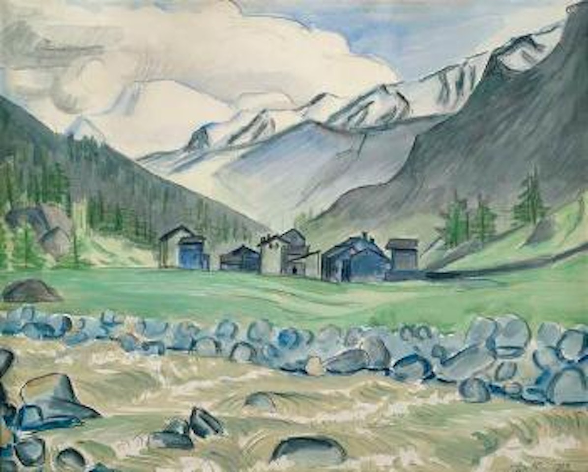 Monte Moro by Max Pechstein