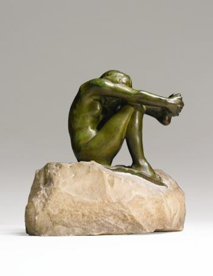 Désespoir, Grand Modèle (Version Avec Base Découpée Sur Socle De Marbre) by Auguste Rodin
