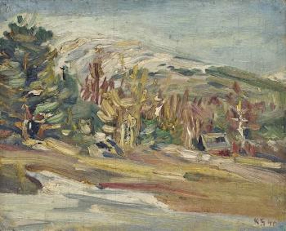 Ohne Titel (Norwegische Landschaft Aus Der Erinnerung) by Kurt Schwitters