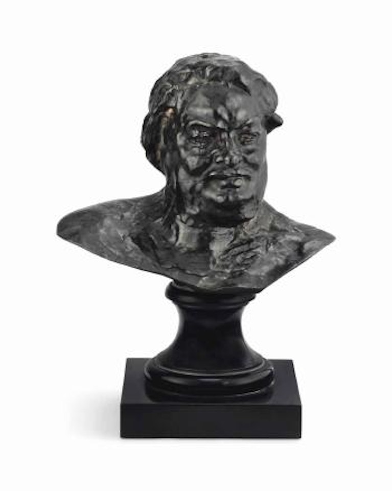 Balzac, Étude Type C (Buste), 1ère Version, Petit Modèle by Auguste Rodin