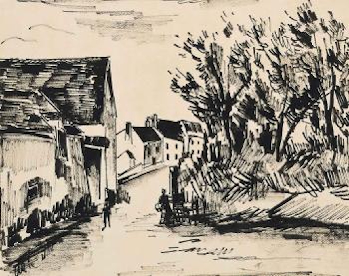 Rue à Harly by Maurice de Vlaminck