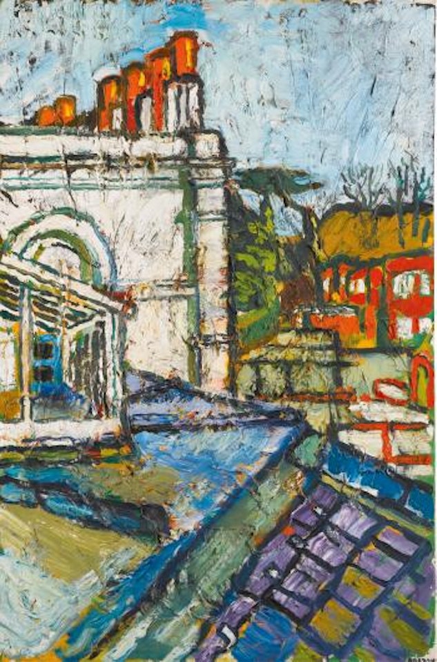 Top of The House, Cupola & Tower of the winds by John Bratby