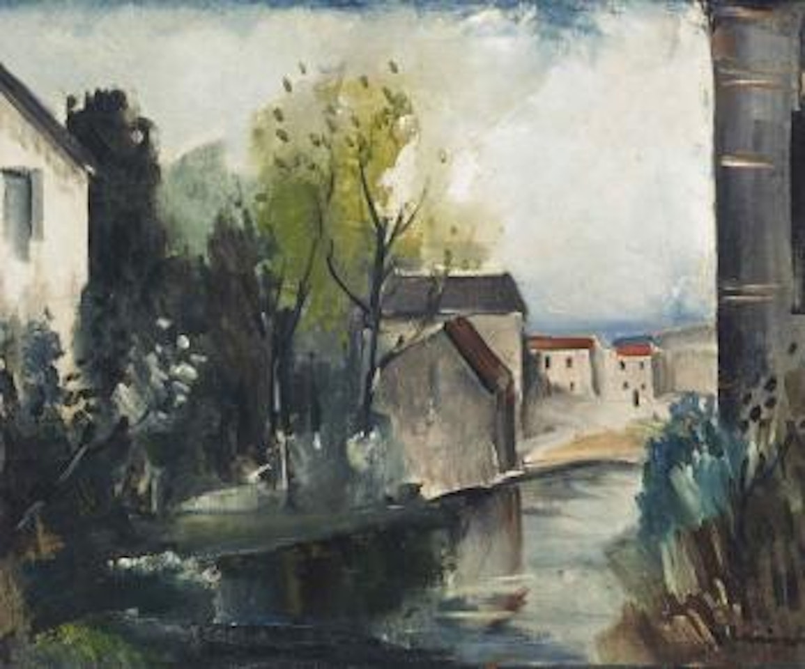 Le Sausseron à Valmondois by Maurice de Vlaminck