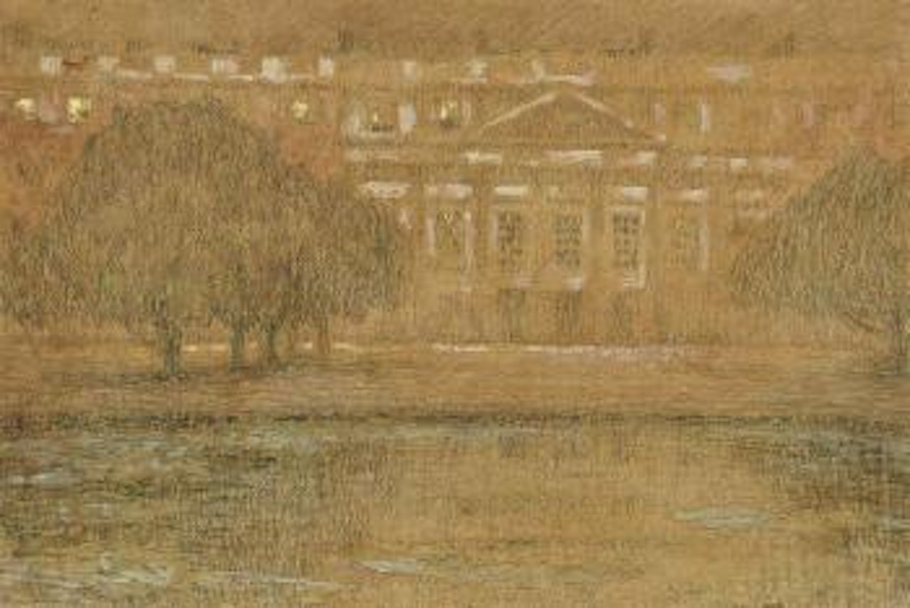 Le Palais, Matin D'été, Hampton Court by Henri Le Sidaner