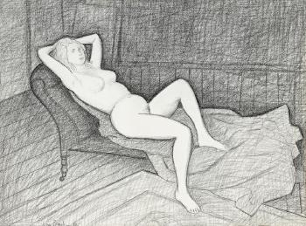 Study for 'The Mertz nude' by John Brack