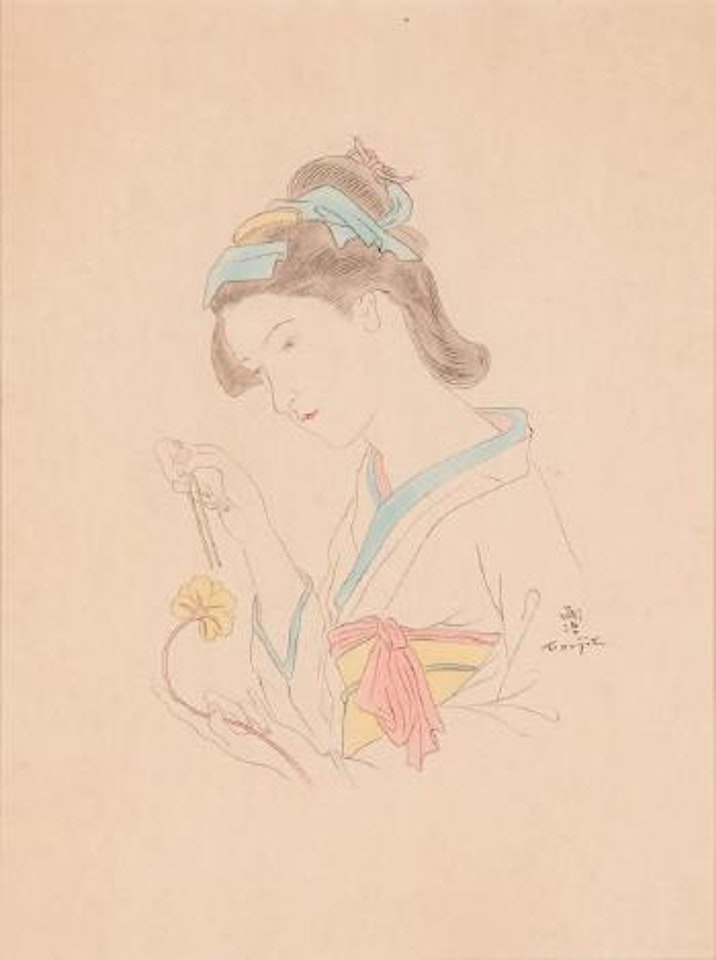 Le Fleur aux Mille Petales by Leonard Tsuguharu Foujita