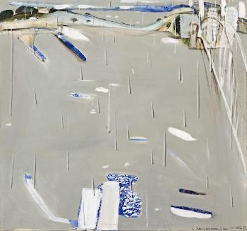 Sydney Harbor in the rain by Brett Whiteley