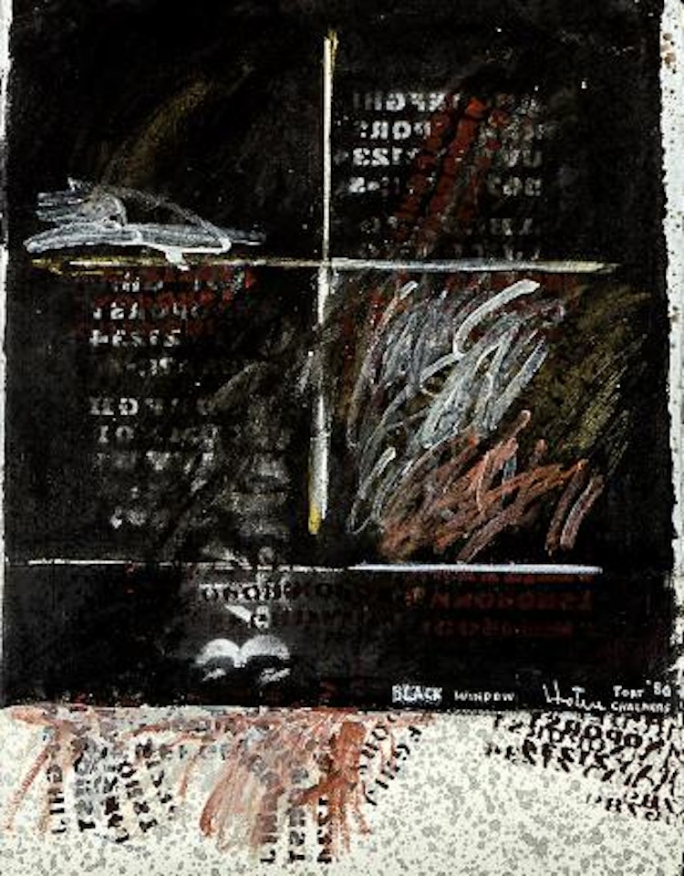 Black Window by Ralph Hotere