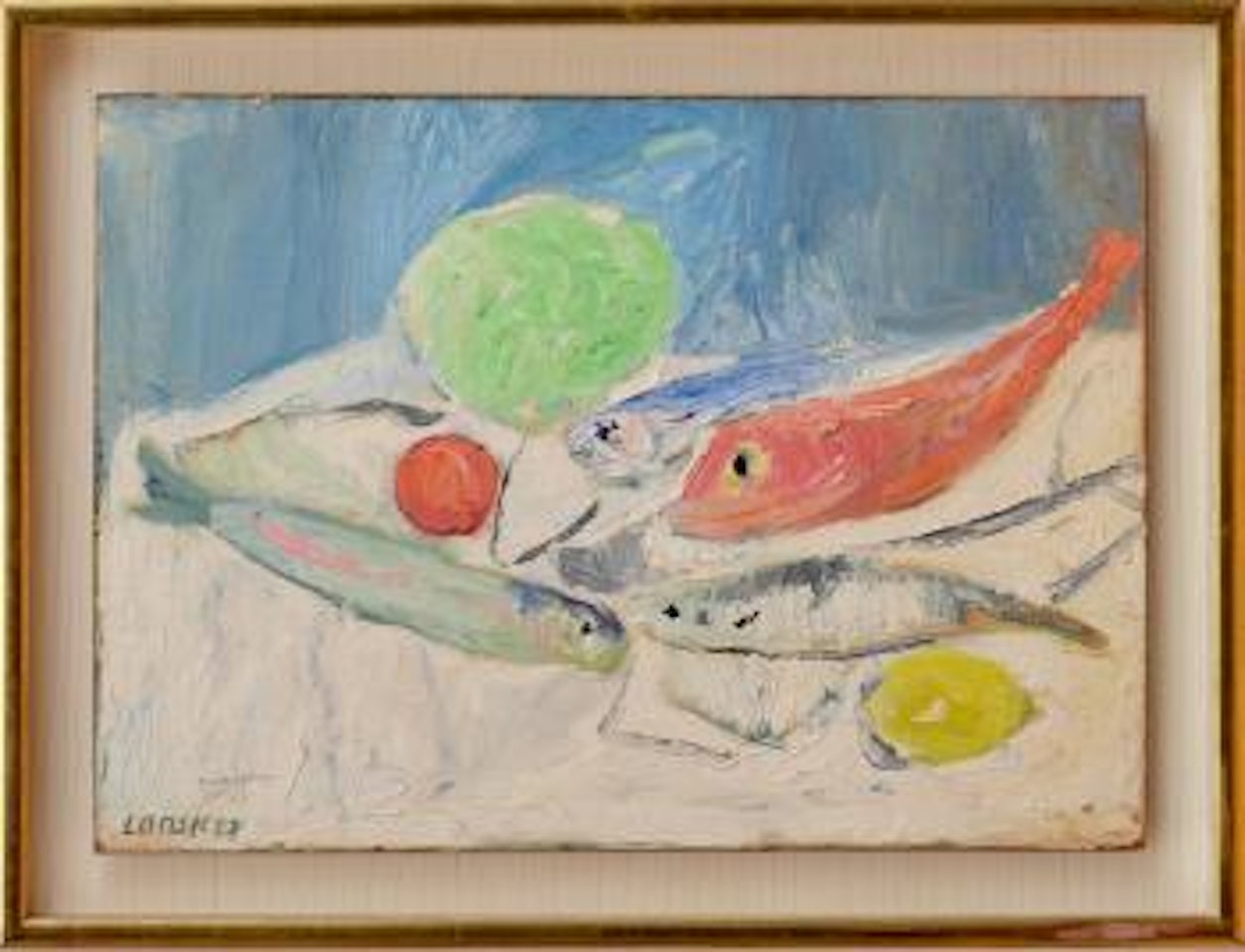 Nature morte aux poissons by André Lanskoy