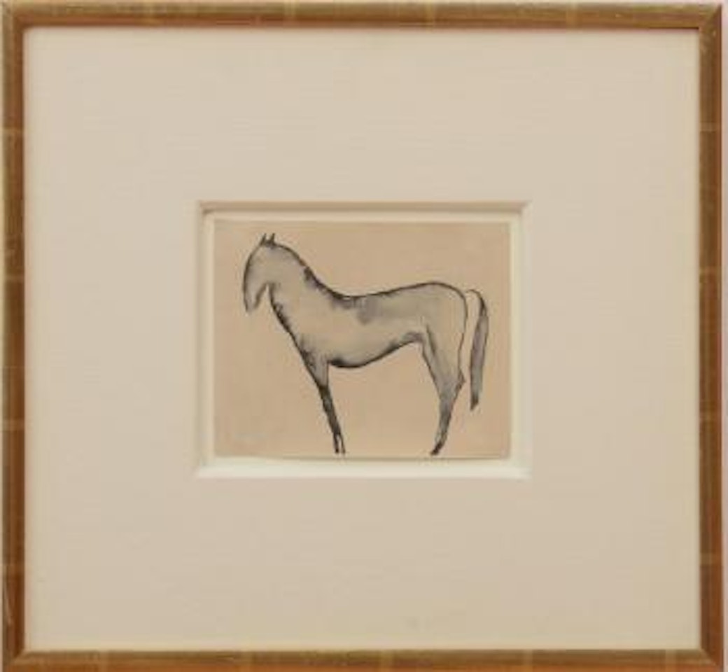 Standing horse by Elie Nadelman