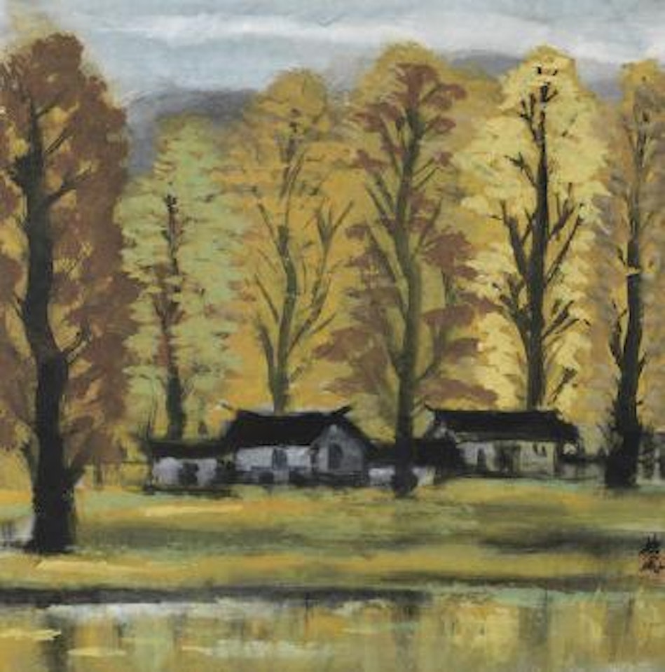Cottages by Lin Fengmian