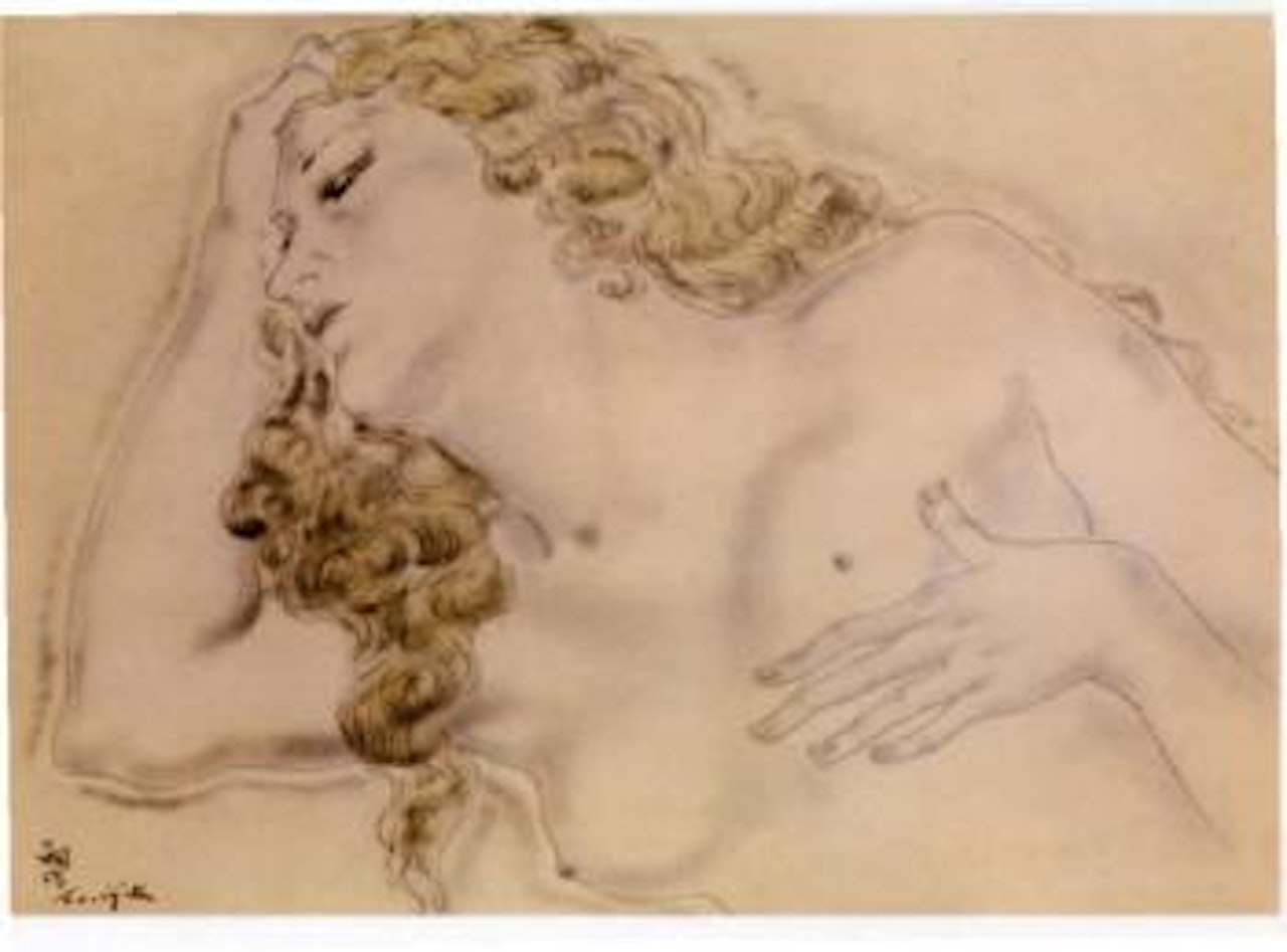 La blonde endormie by Leonard Tsuguharu Foujita