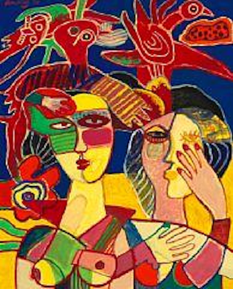 Les amies dans l'effervescence de l'éte (The girlfriends in the excitement of summer) by Corneille