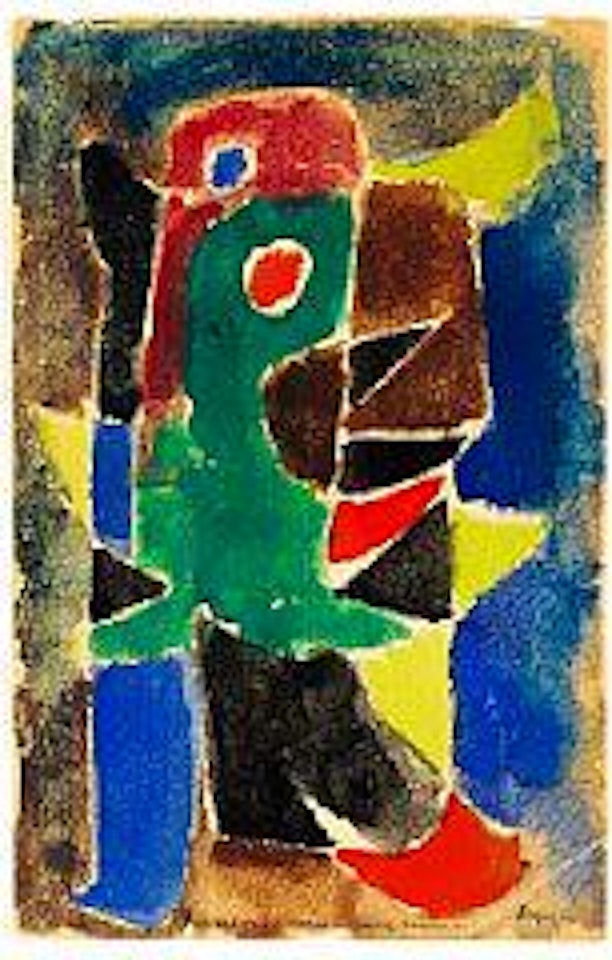 Figure composition by Asger Jorn