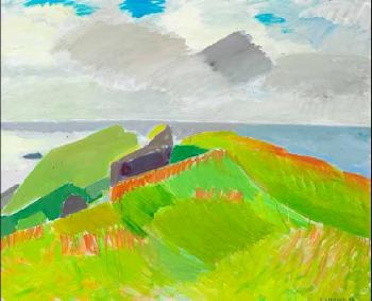 Coastal landscape, the Faroe Islands by Samuel Joensen-Mikines