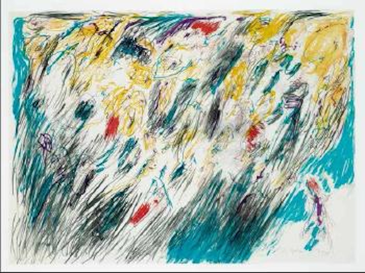 Das offene Versteck (The open hideaway) by Asger Jorn