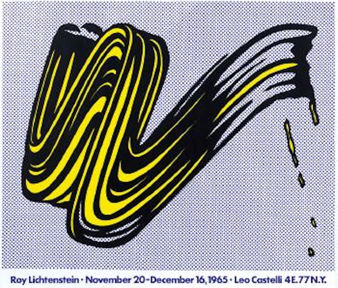 Brushtrokes by Roy Lichtenstein