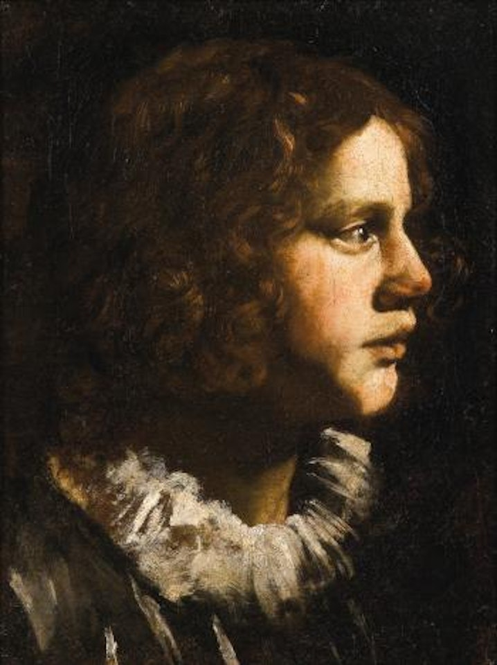 Portrait of A Young Man in A White Ruff by Roman School