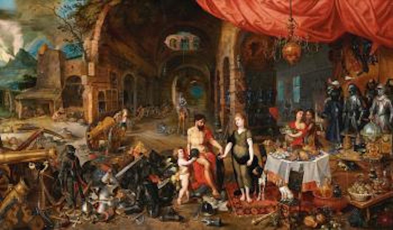 Venus at the Forge of Vulcan by Jan Brueghel the Younger