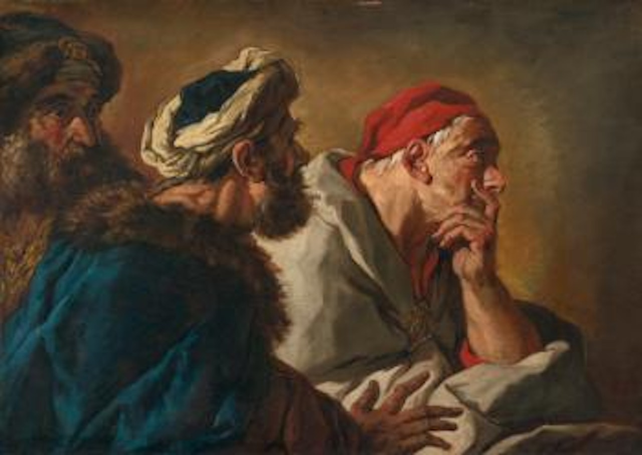 Study of Three Figures by Jean François de Troy