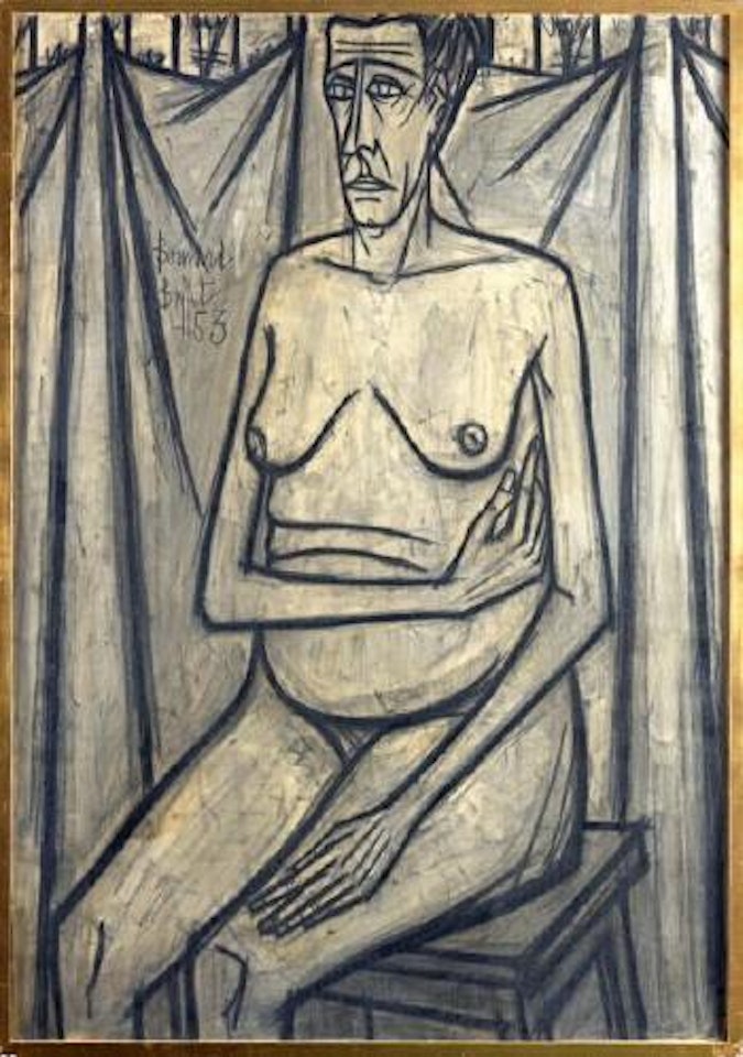 Intérieur, nu by Bernard Buffet