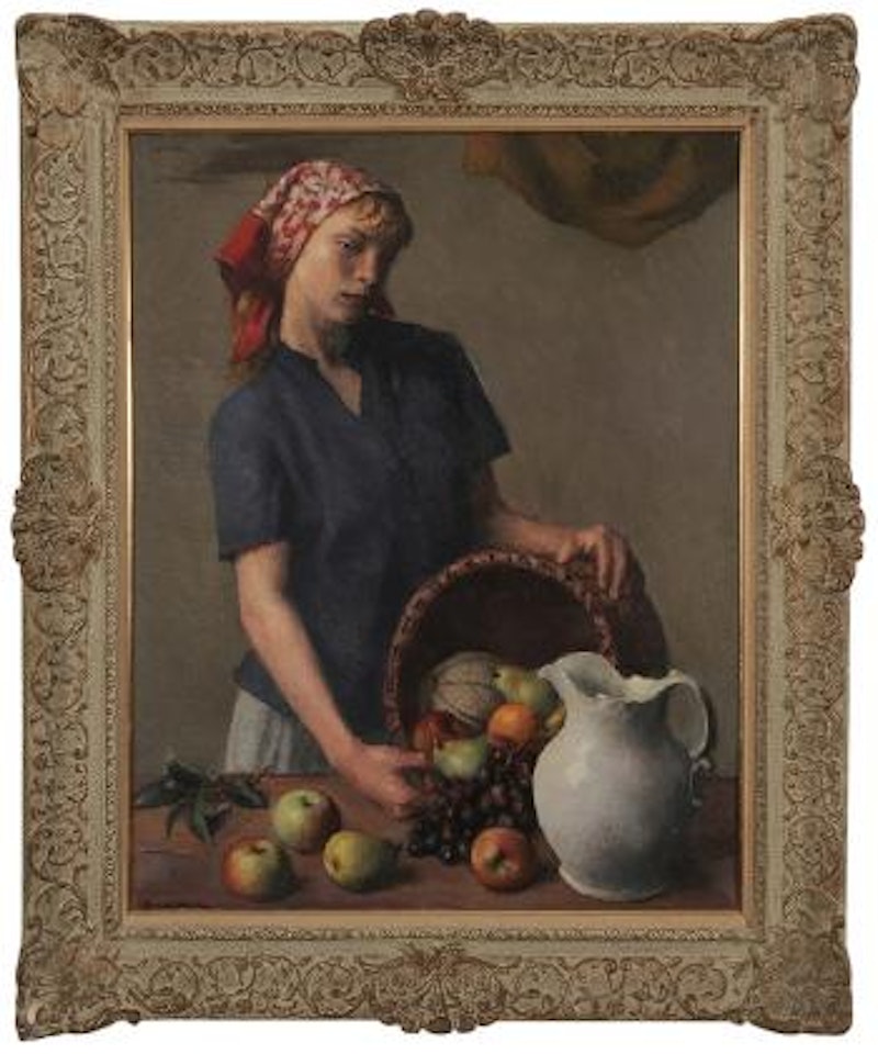 Arrangement #7 with figure by Robert Brackman