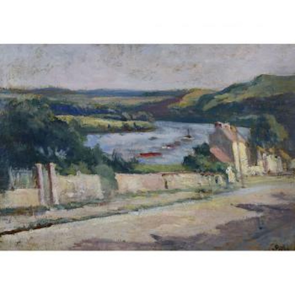 Rolleboise, la Seine vue de la côte de Rolleboise by Maximilien Luce