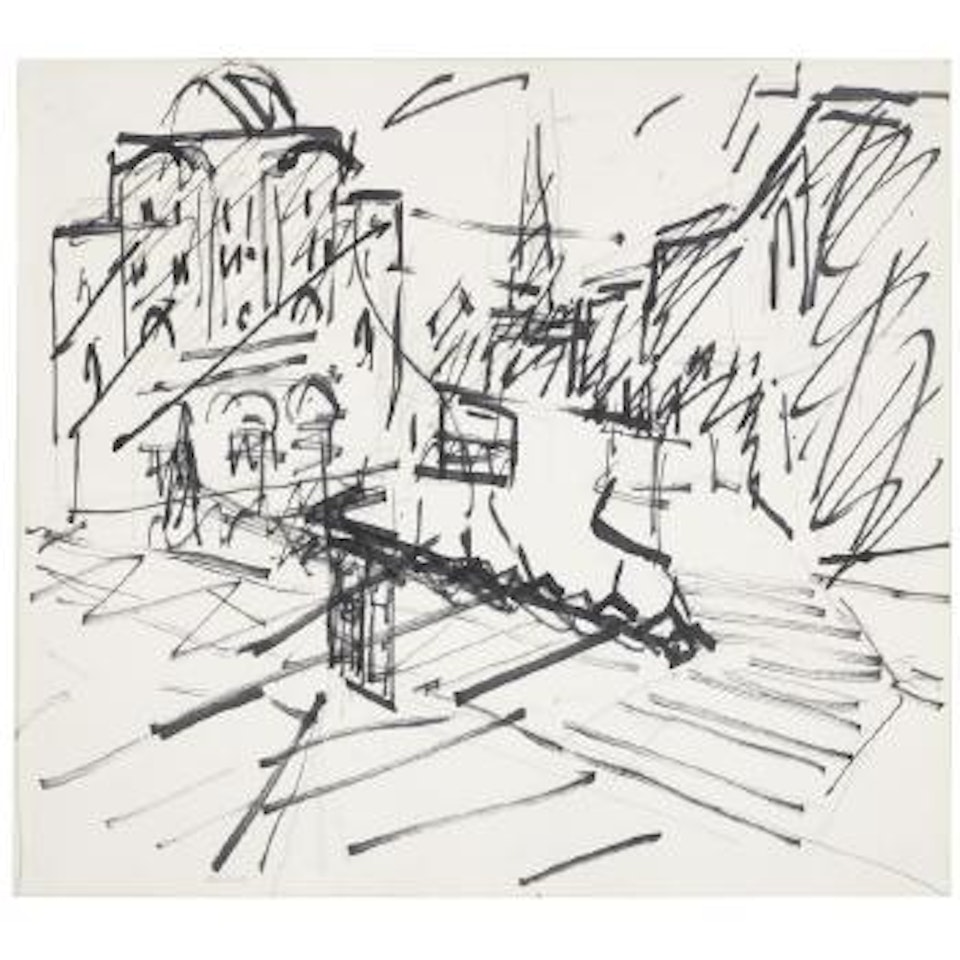 Sketch for Camden Theatre by Frank Auerbach