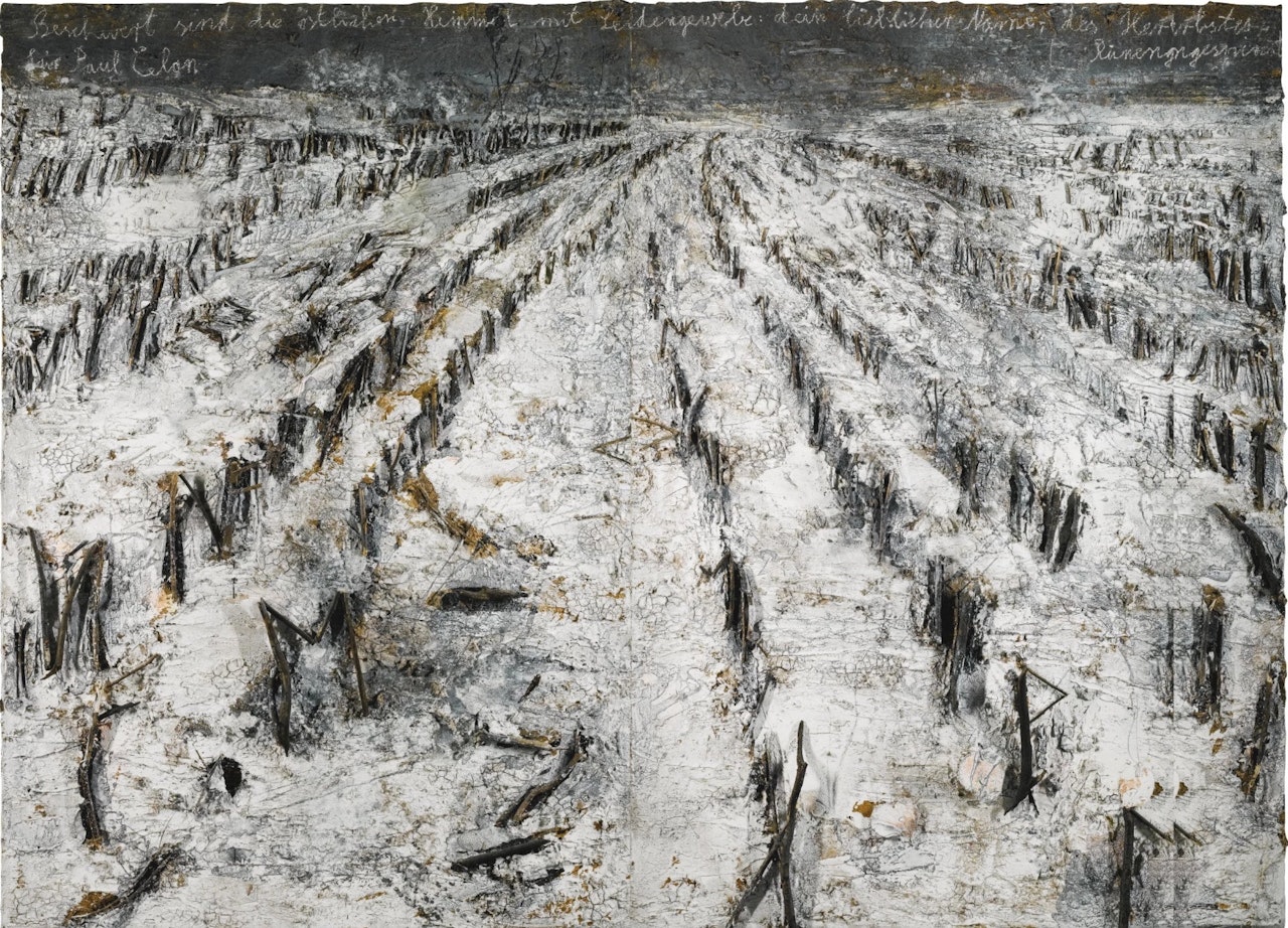 DES HERBSTES RUNENGESPINST – FÜR PAUL CELAN by Anselm Kiefer