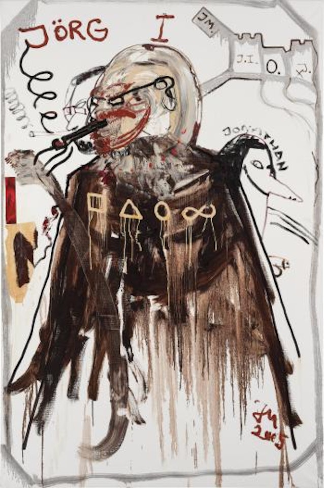 Jörg Immendorf (Der Bergritter naht) by Jonathan Meese